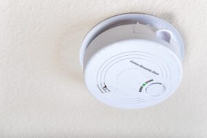 Ceiling mounted CO detector