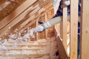 insulation-being-blown-into-attic